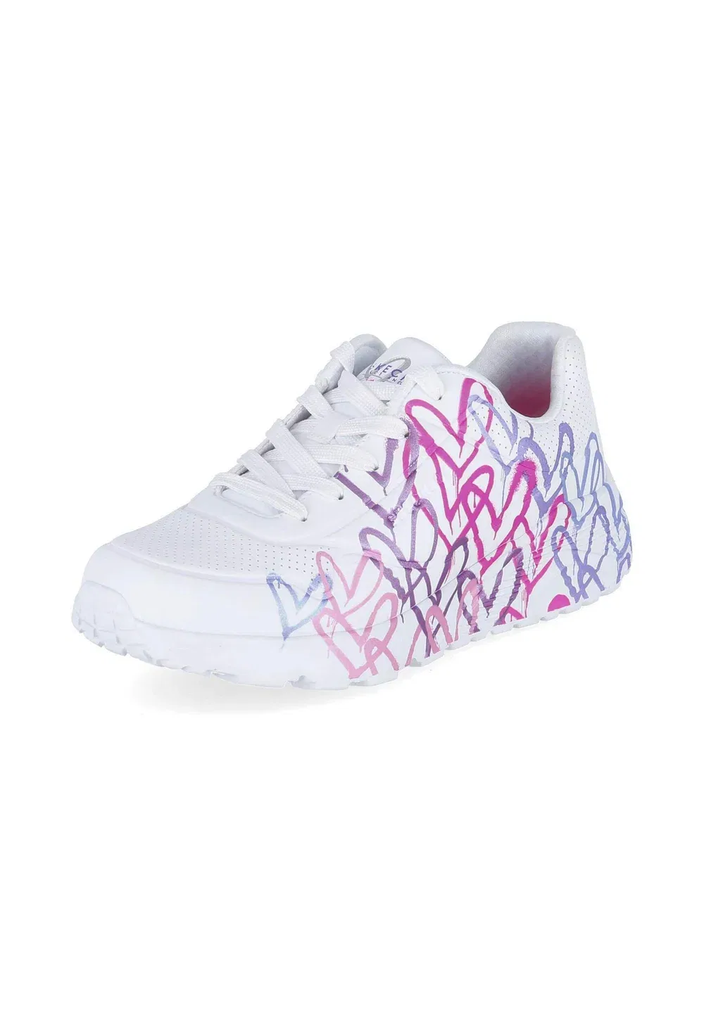 Унисекс - кроссовки Skechers, White Purple Pink