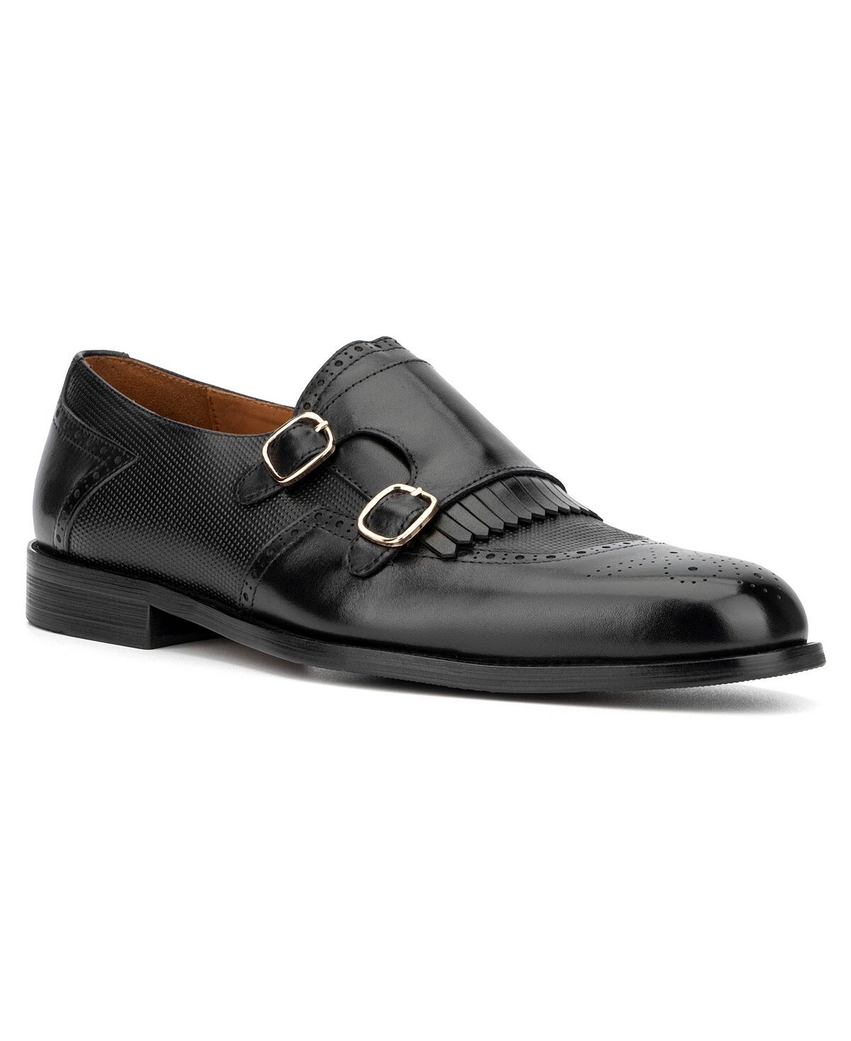 

Мужские туфли bolton monk с ремешками Vintage Foundry Co, черный