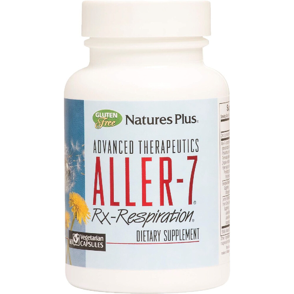 

Мультивитамины NaturesPlus Advanced Therapeutics Aller-7 Rx-Respiration, 60 капсул