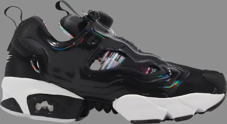 

Кроссовки instapump fury og 'black white' Reebok, черный