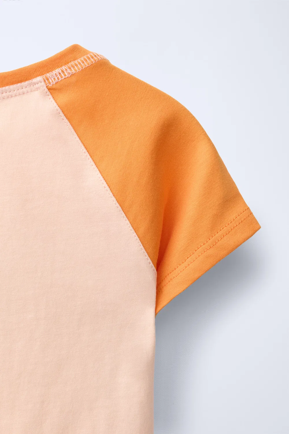 Футболка с рукавами реглан ZARA, Orange — фото 4