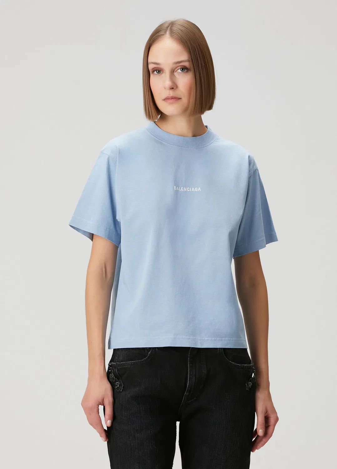 Футболка Mavi Balenciaga, light blue — фото 3