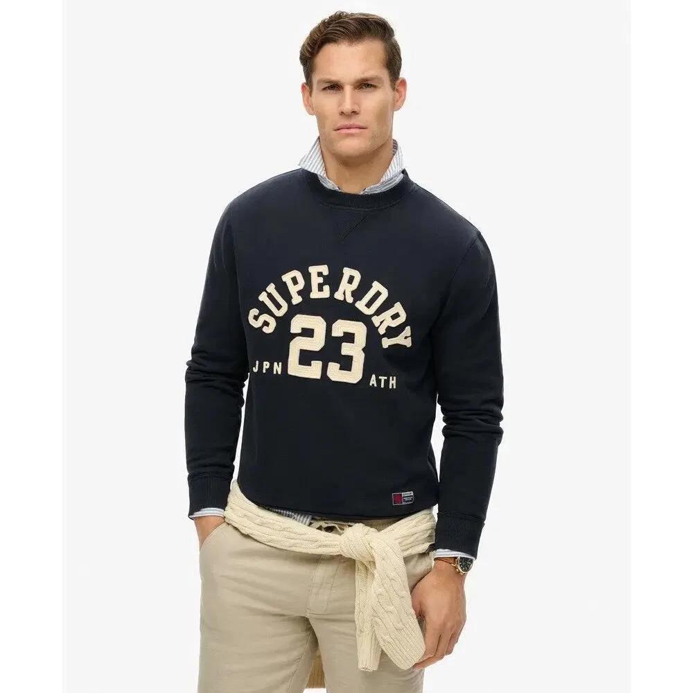 Мужской свитшот с капюшоном Vintage Athletic Superdry, Navyblau — фото 2