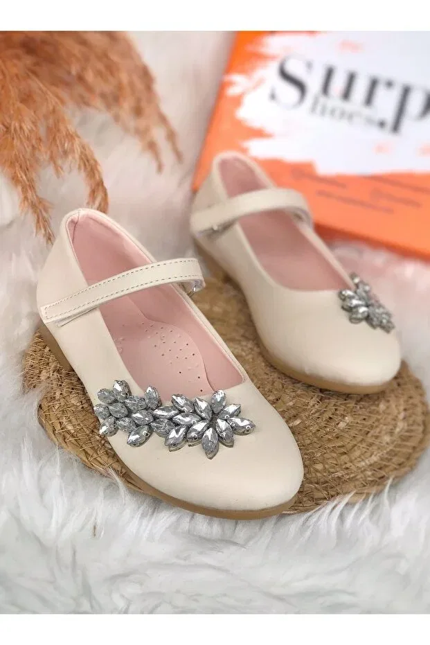 Детские балетки для девочек ортопедические Surpie Shoes, Beige — фото 2