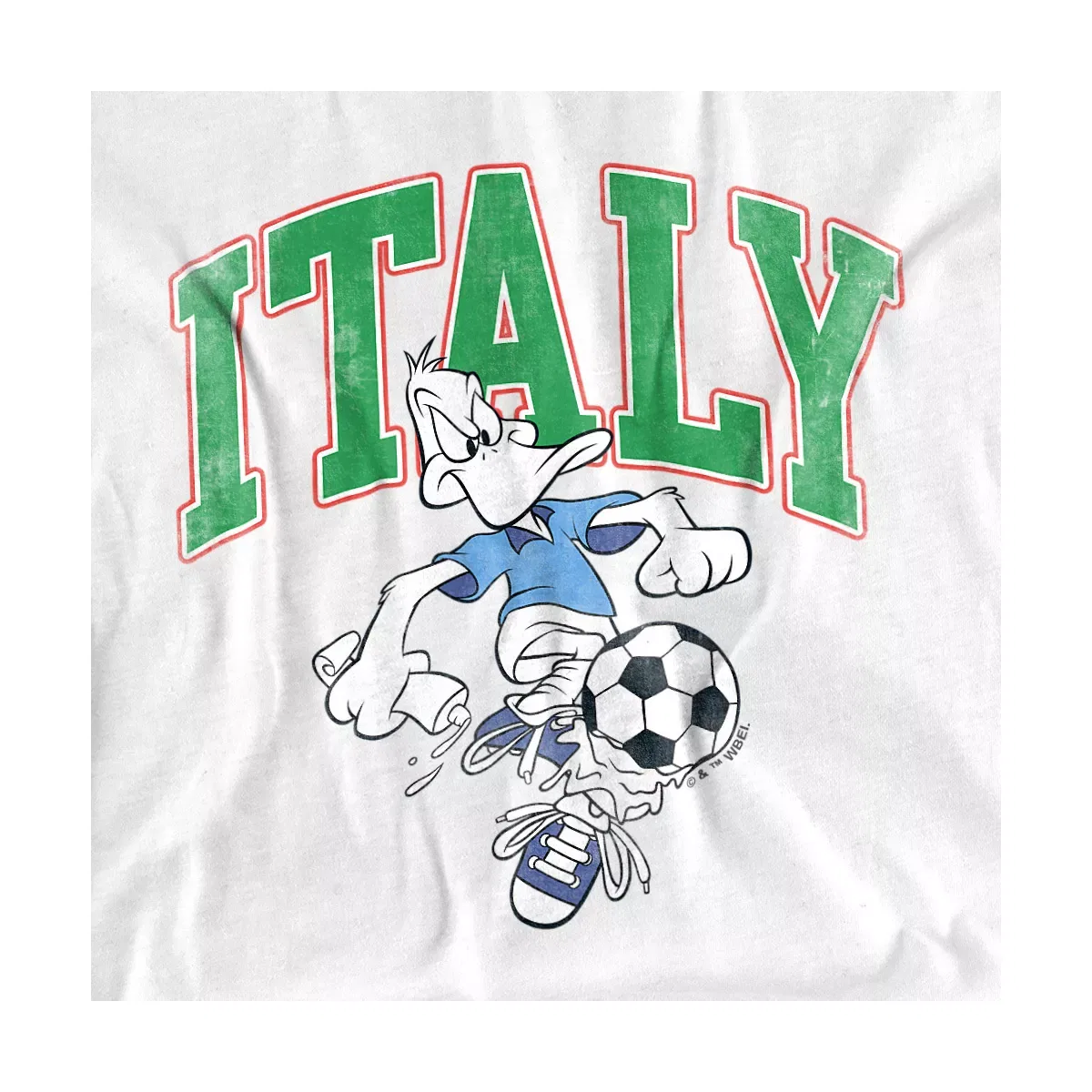 Детское боди с коротким рукавом Baby Looney Tunes Daffy Italia Infant Bodysuit, Looney Tunes, White — фото 2