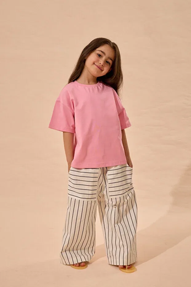 Детская футболка оверсайз Fahhar Kids, Pink