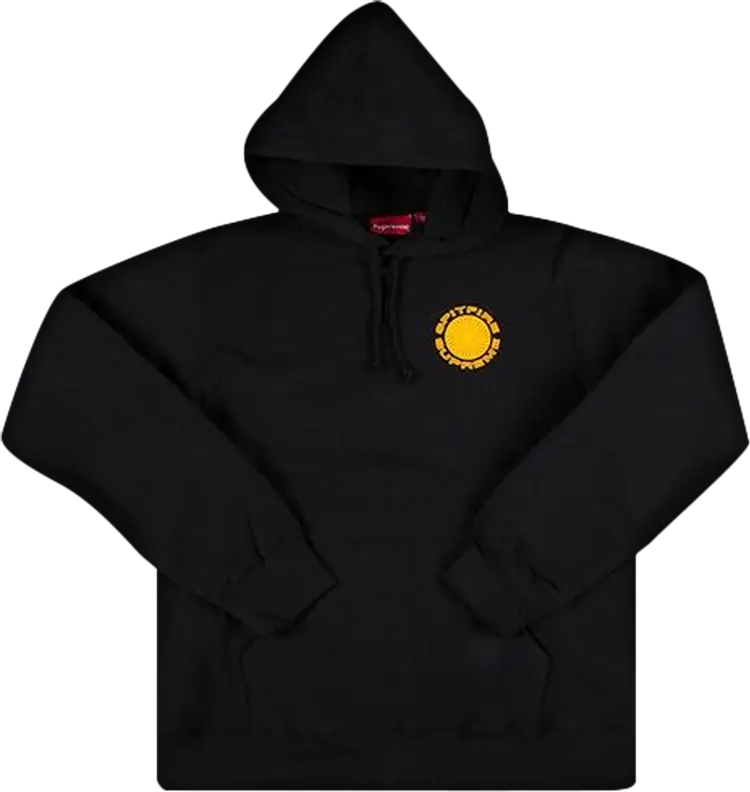 

Толстовка Supreme x Spitfire Hooded Sweatshirt 'Black', черный