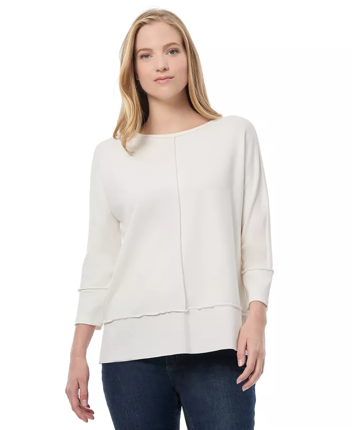 

Женская туника Serenity Knit с рукавом 3/4 Jones New York, белый