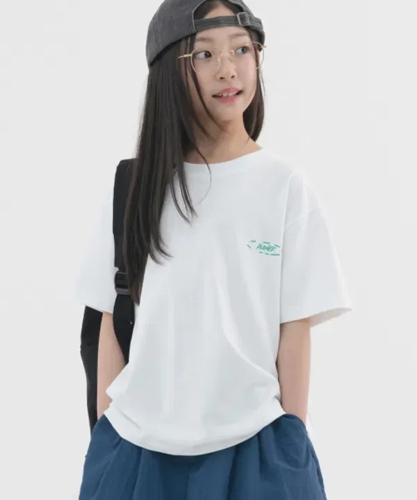 Футболка с принтом Cool Cotton Vintage Graphic, Pianer Kids, белый — фото 2