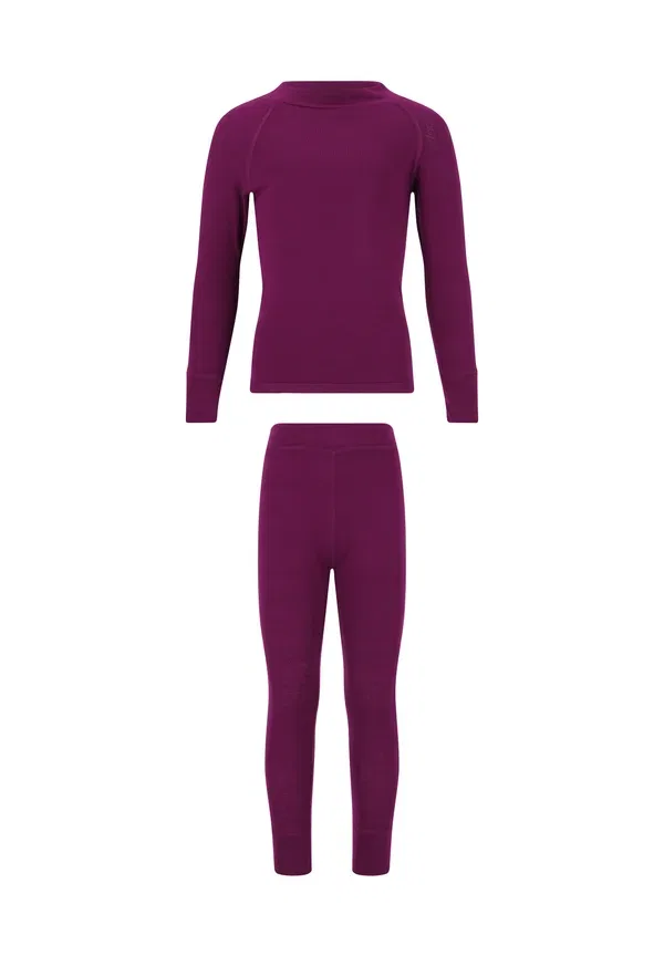 Комплект белья из вискозы с эластаном Panda set Zigzag, Dark Purple, темно-фиолетовый