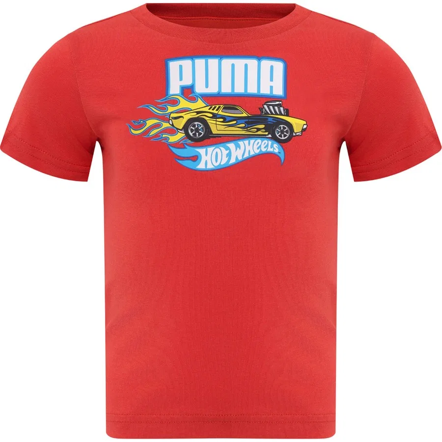 Футболка с коротким рукавом X HOT WHEELS Graphic Puma, Красный