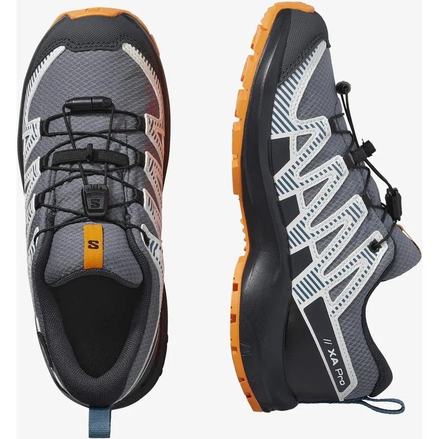 Детские кроссовки Salomon Xa Pro V8 Waterproof, Темно-синий — фото 2