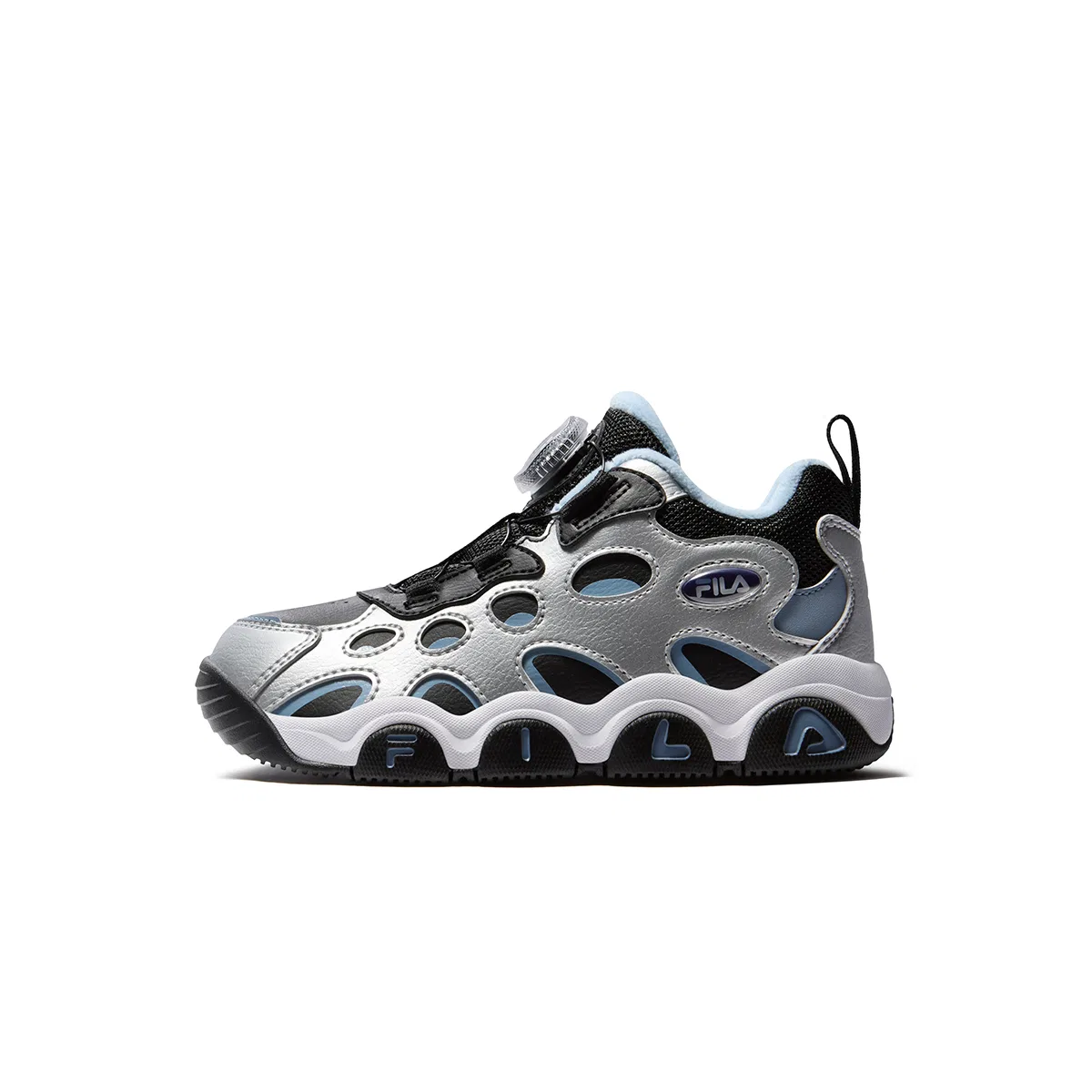 Детские баскетбольные кроссовки FILA KIDS, Black/Space Silver