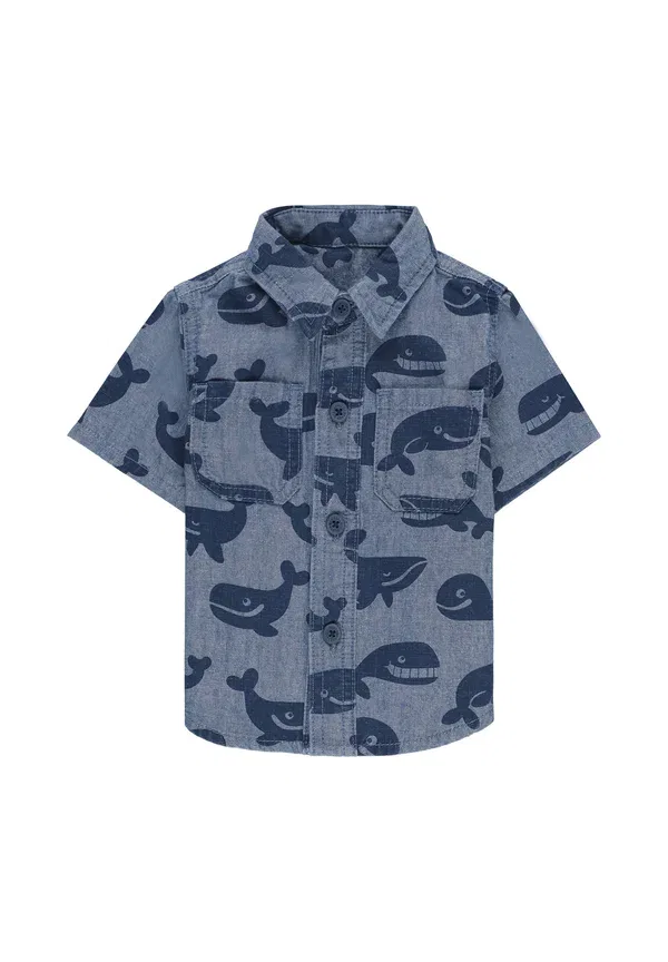 Рубашка с принтом животных Shirt Stella Mccartney Kids, Blu, синий