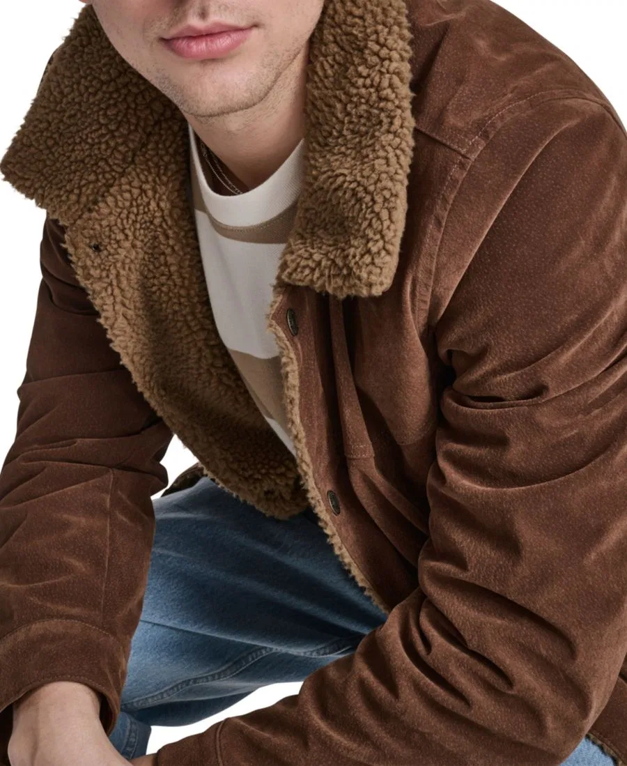 Куртка-ранчер с подкладкой из шерпы, классическая посадка Levi's, Cognac — фото 4