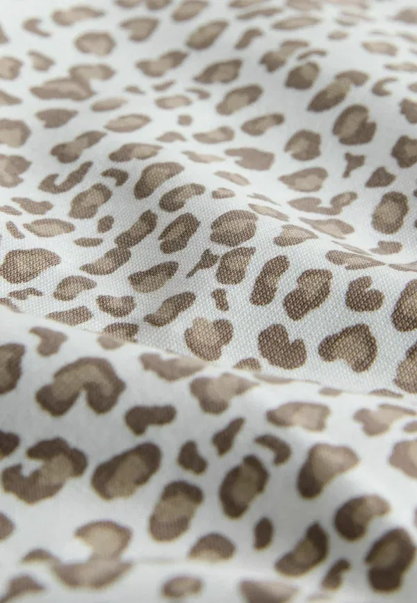 Футболка с принтом Regular fit, короткий рукав, набор 5 штук Animal print The Set, Leopard Taupe, Light Pink Stripe, Warm Stone, светло-розовый/бежевый — фото 3