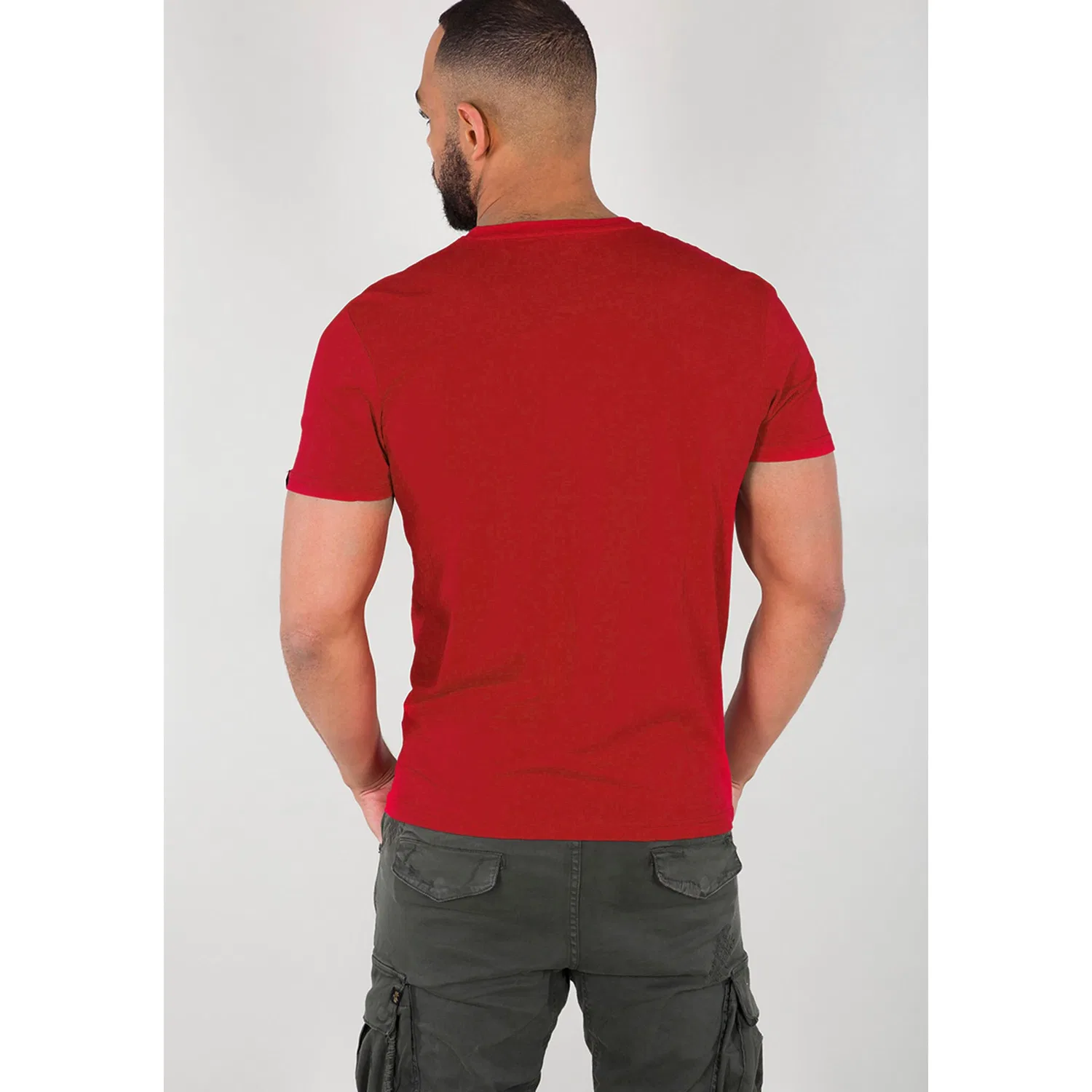 Детская футболка с логотипом Alpha Industries, Speed Red — фото 2