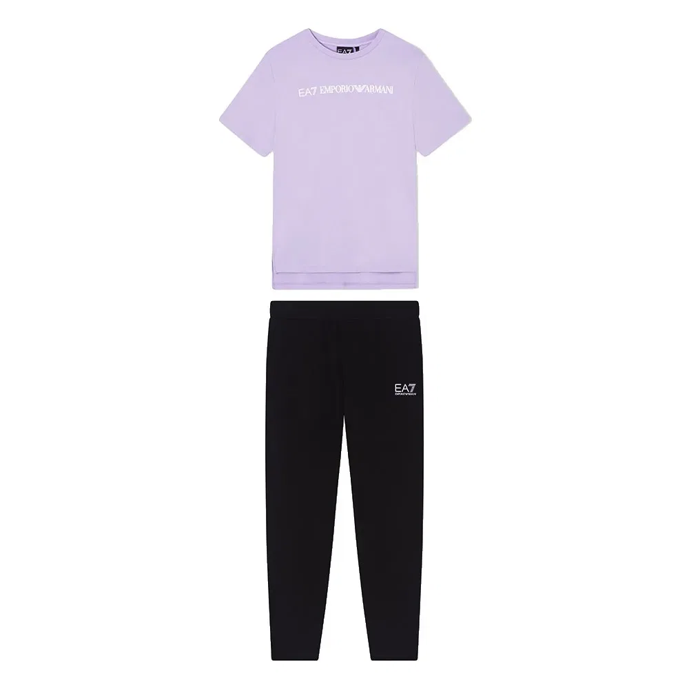 Детский спортивный костюм для девочек EA7 EMPORIO ARMANI, Purple