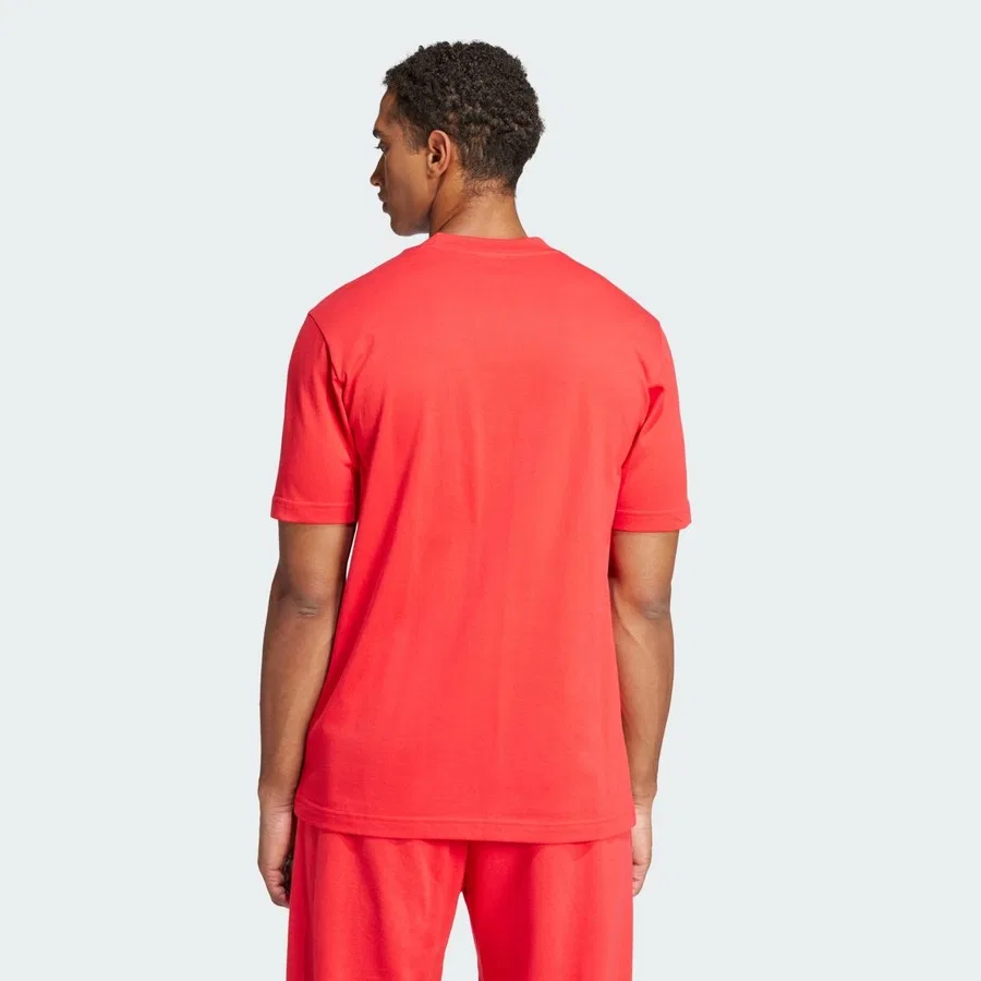 Футболка с принтом Sportswear JE8934 Essentials Big Logo Tee adidas, Красный — фото 2