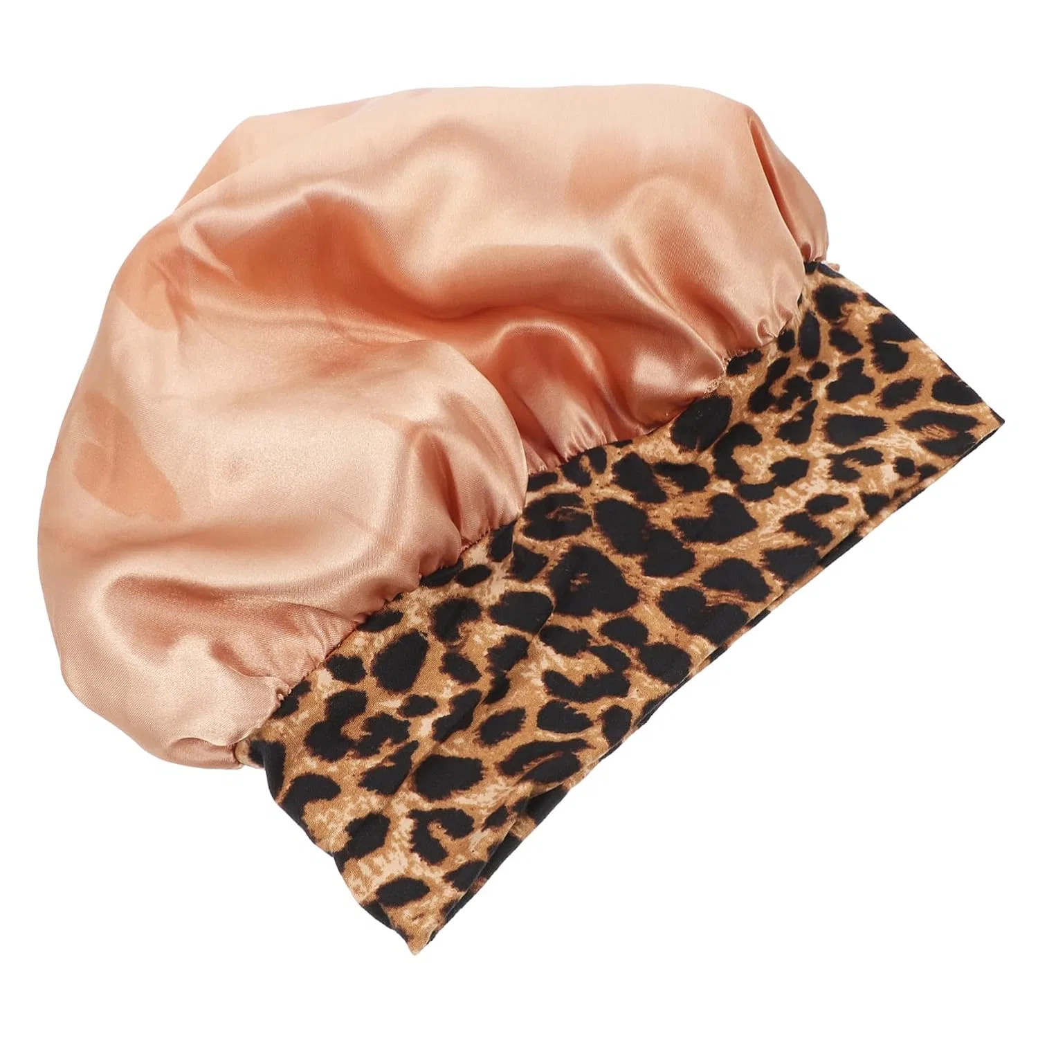 Шапочка для душа Satin с широкими полями, VALICLUD, Leopard