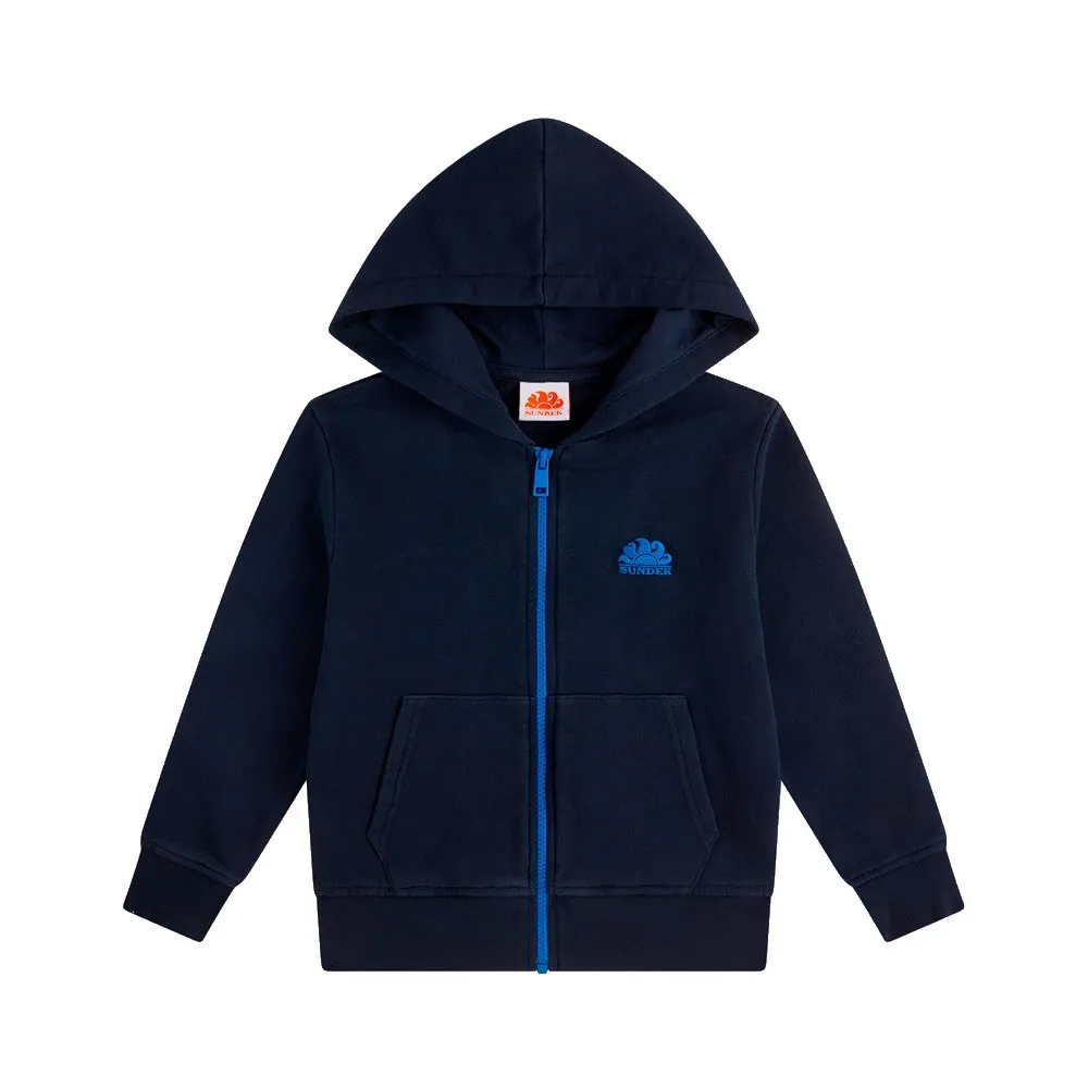 

Толстовка Sundek Pouch pocket full zip, синий