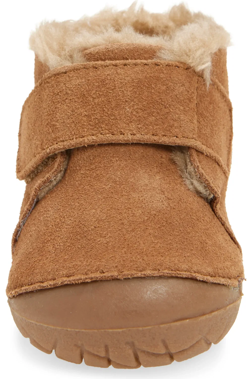 Ботинки детские на пушистой подкладке Shloofy OLD SOLES, Tan Suede — фото 4