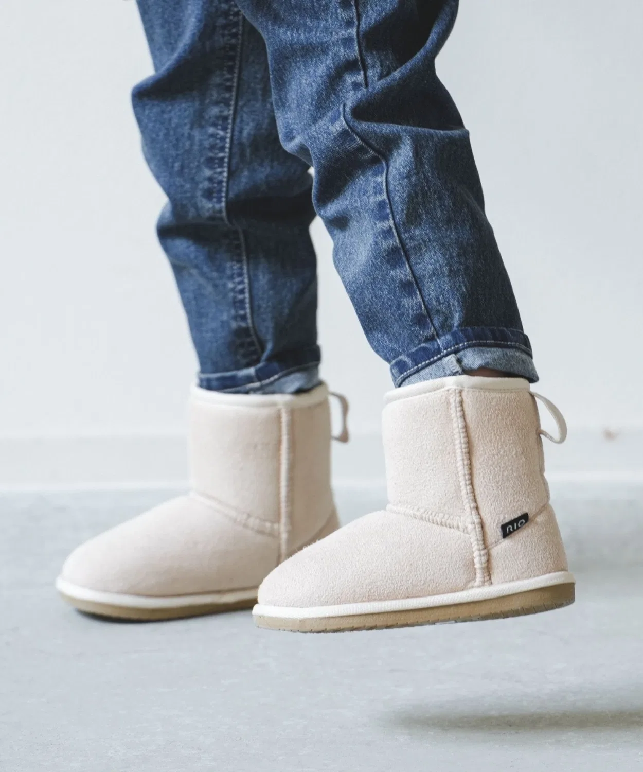Детские сапоги с флисом и водоотталкивающей пропиткой RIO, Beige