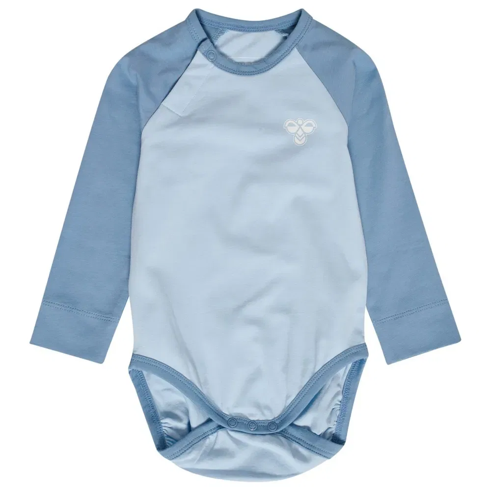 Боди с длинным рукавом Mini Raglan Bee Hummel, синий