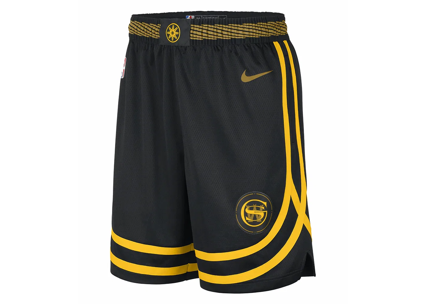 Мужские шорты Dri-Fit Nike, Black/Ochre