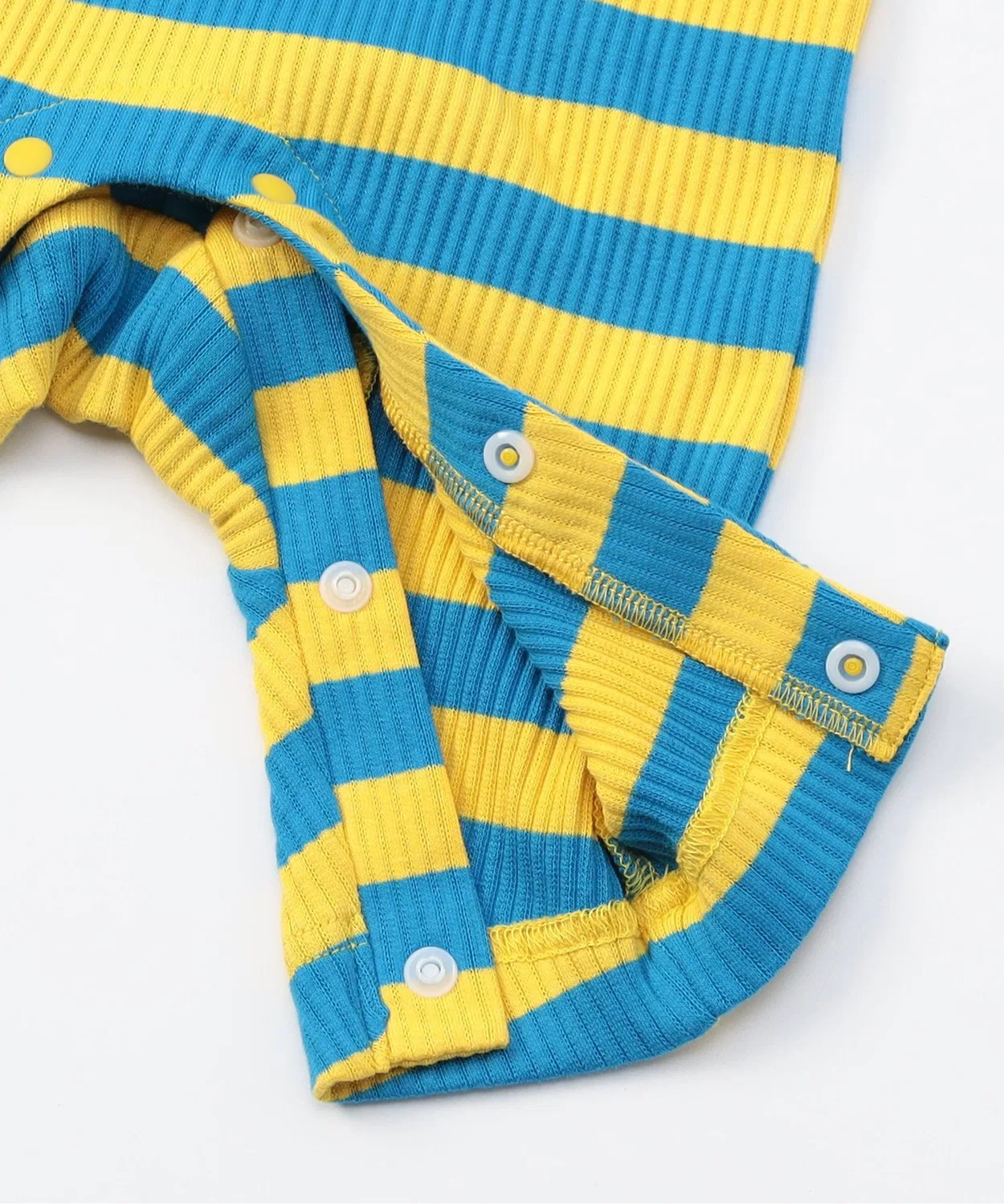 Детский боди-комбинезон с длинным рукавом модель Link Rib Border Ampersand, Pink — фото 3