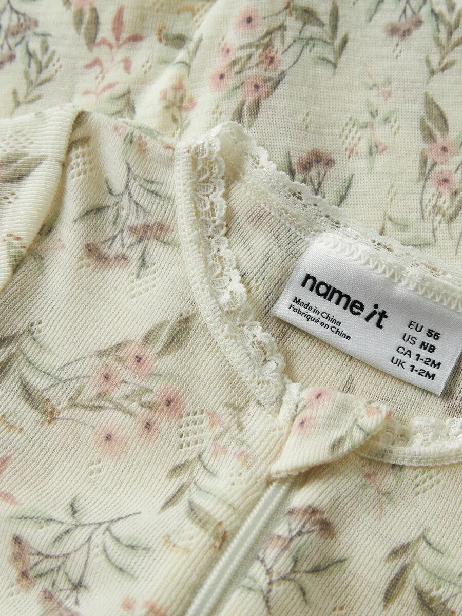 Пижама NAME IT 'NBFWANG' белого цвета — фото 4