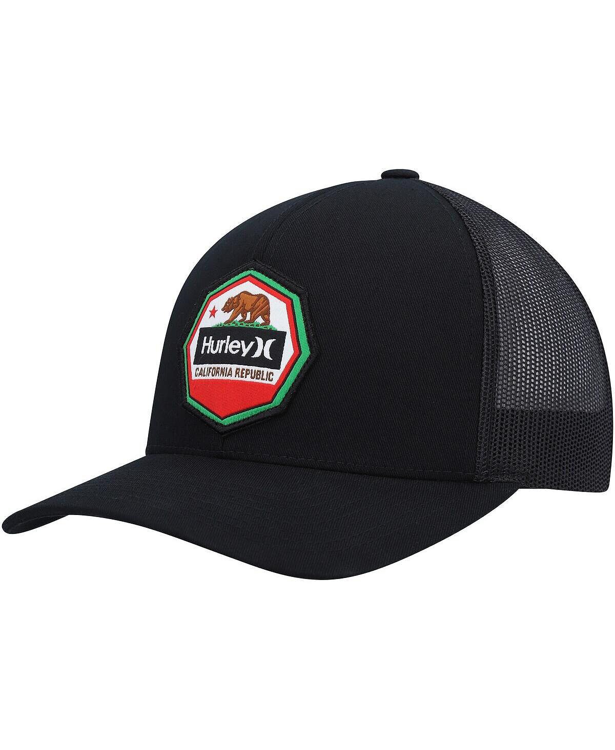 

Мужская черная кепка Ultra Destination California Republic Trucker Snapback Hurley