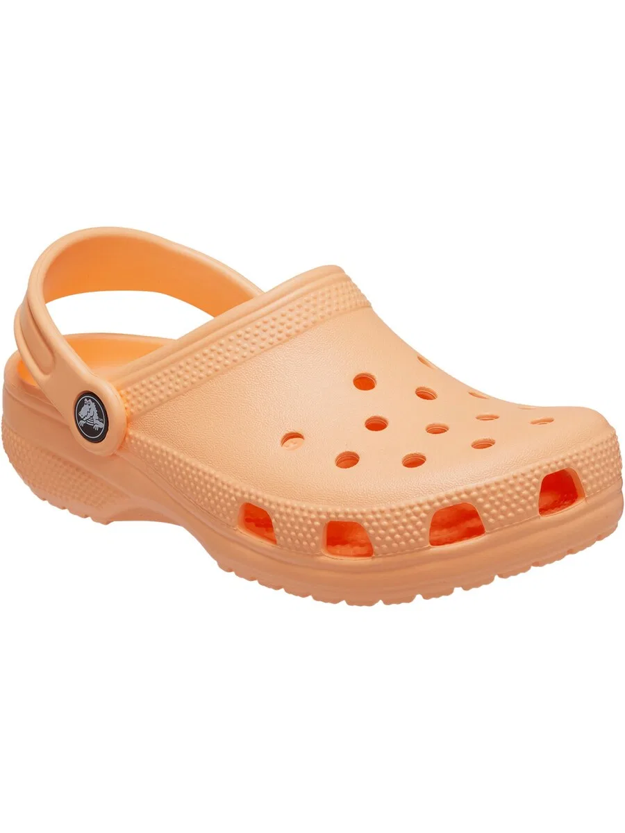 Сандалии Crocs 'Crocs Classic Clog Kids' оранжевого цвета