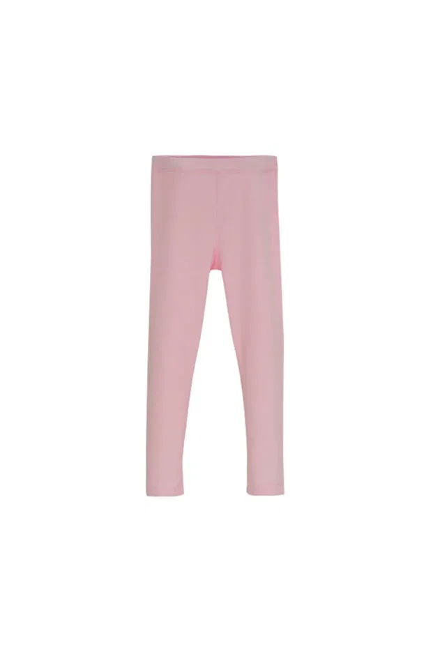 Детские леггинсы для девочек хлопковые Basics Lovetti, Bright Pink — фото 3