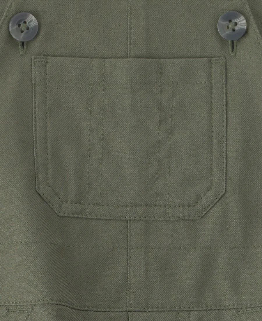 Комплект из футболки с длинным рукавом и комбинезона с динозаврами Carter's, Olive Green — фото 4