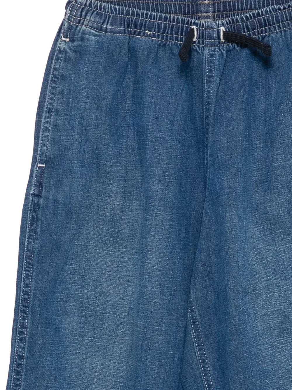 Джинсы с эластичным поясом на кулиске POLO RALPH LAUREN KIDS, синий — фото 3
