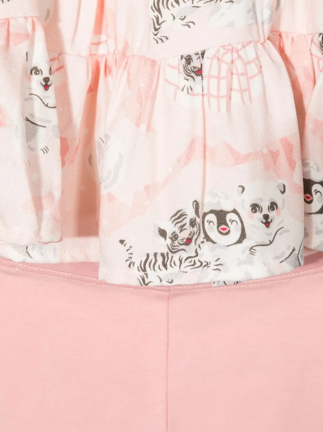 Спортивный костюм Cubs с принтом Kenzo Kids, розовый — фото 3