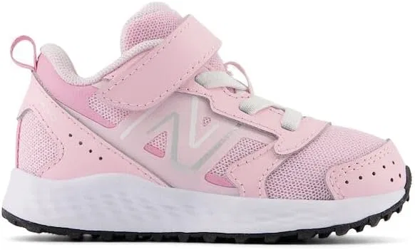 Детские кроссовки для бега с бунге-шнуровкой Fresh Foam 650 V1 New Balance, Light Raspberry/Pink Sugar — фото 3