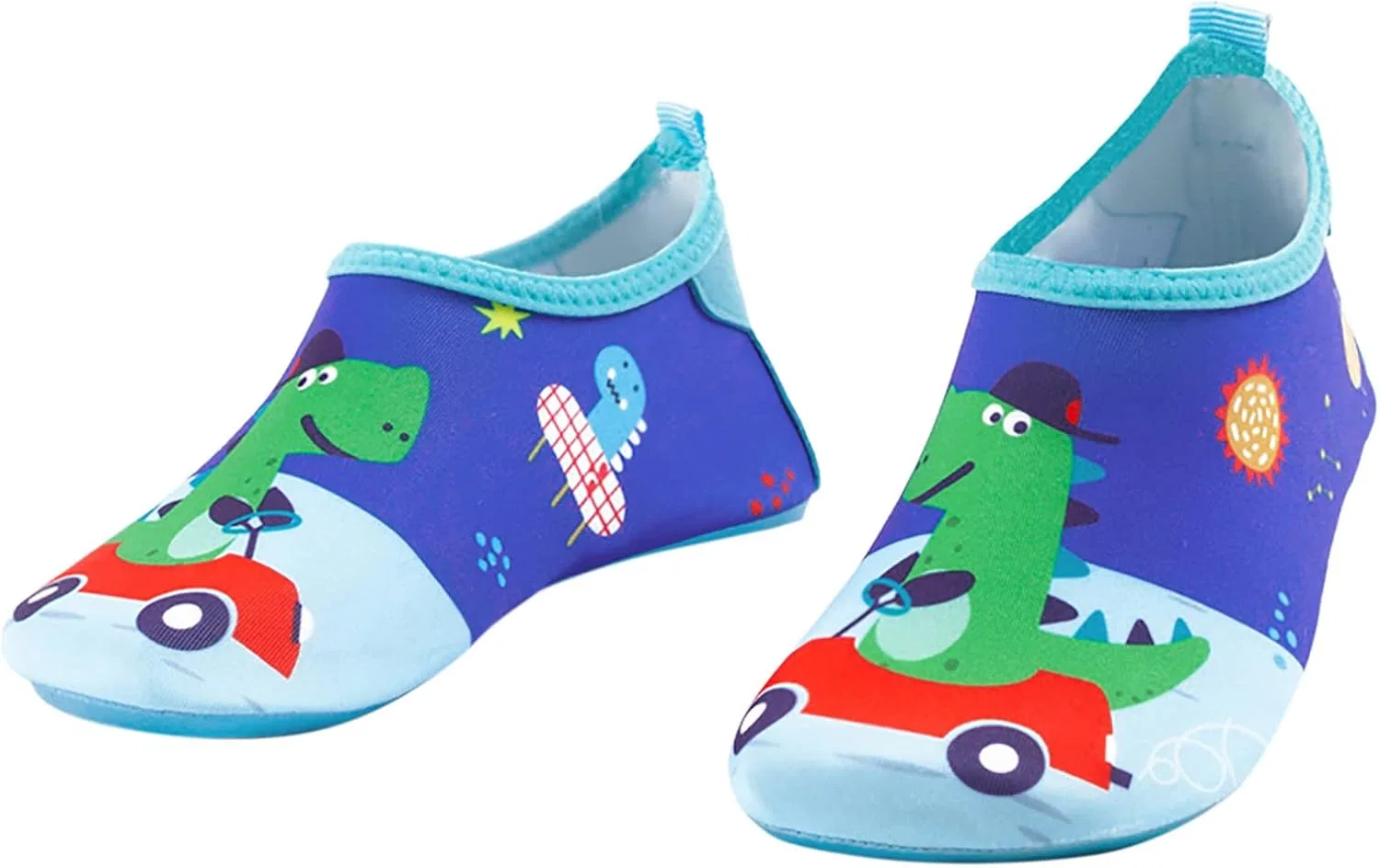 Детские кроссовки для мальчиков с принтом животных Tan Sneakers, Blue — фото 3