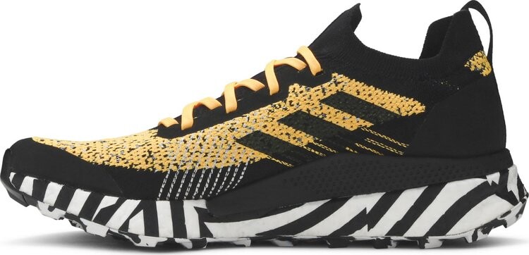 Кроссовки Adidas Terrex Two Ultra Primeblue 'Solar Gold', золотой — фото 4