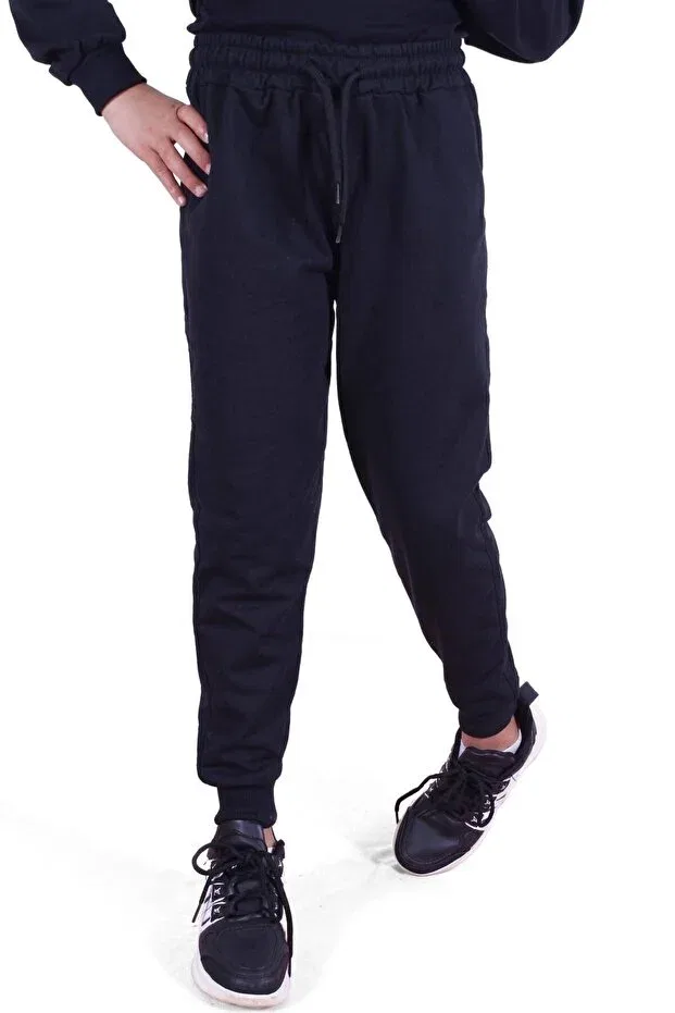 Детские спортивные штаны для девочек хлопковые Fyk Kids, Black