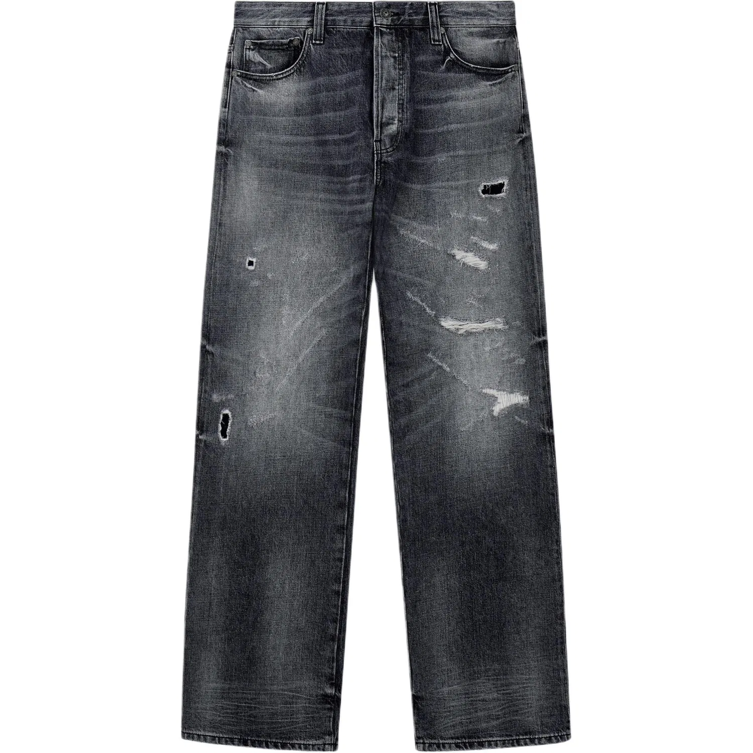 Мужские джинсы прямого кроя, серый Denim Gray, EMPORIO ARMANI, Denim Gray