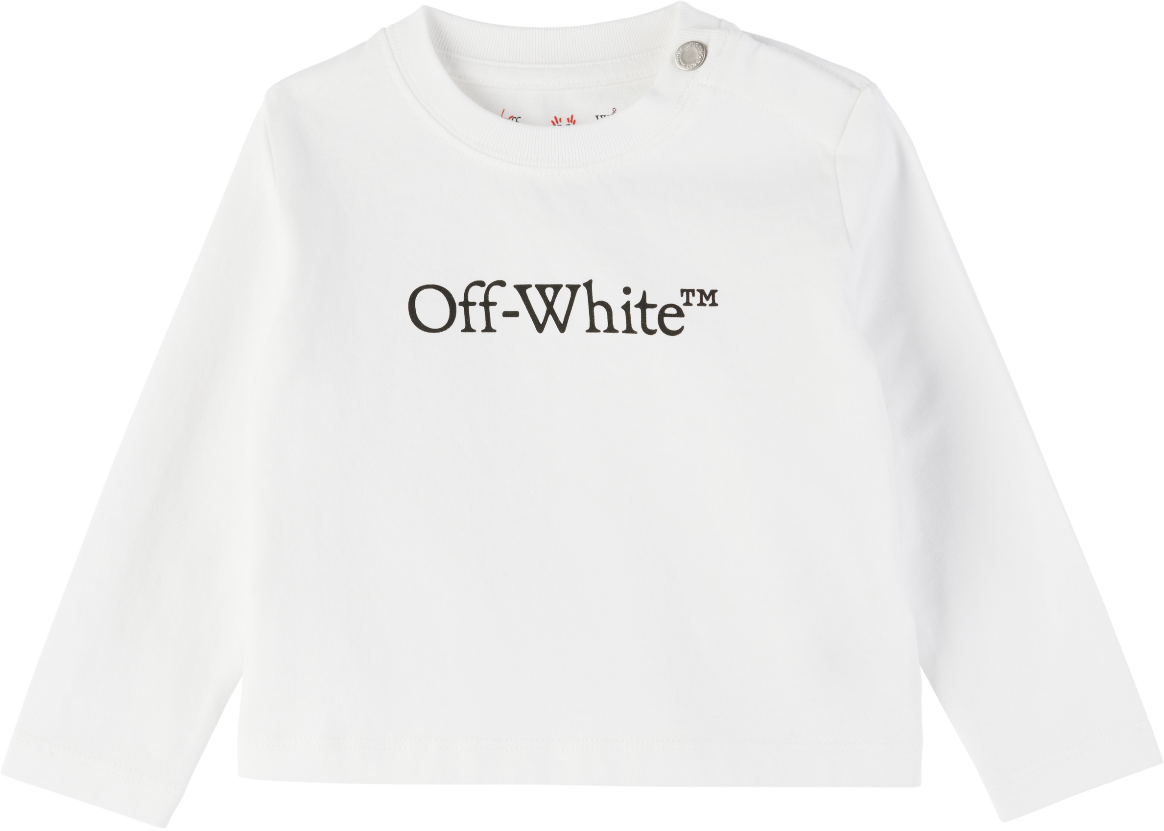 

Футболка с длинными рукавами Baby White Bookish Off-White