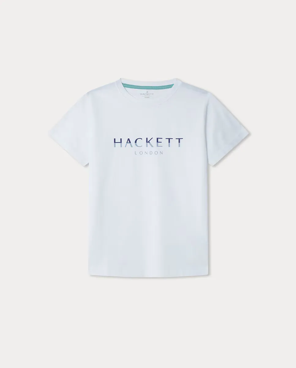 

Футболка с логотипом Hackett для мальчика, белый