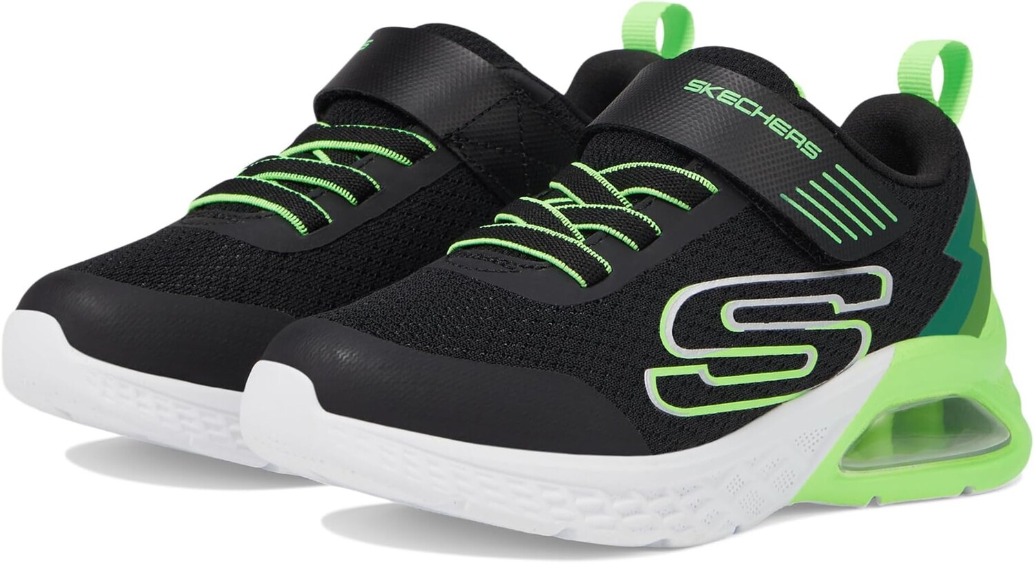 

Кроссовки Microspec Max II 403932L SKECHERS KIDS, цвет Black/Lime