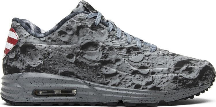 

Кроссовки Nike Air Max Lunar 90 SP 'Moon Landing', серебряный, Серый, Кроссовки Nike Air Max Lunar 90 SP 'Moon Landing', серебряный