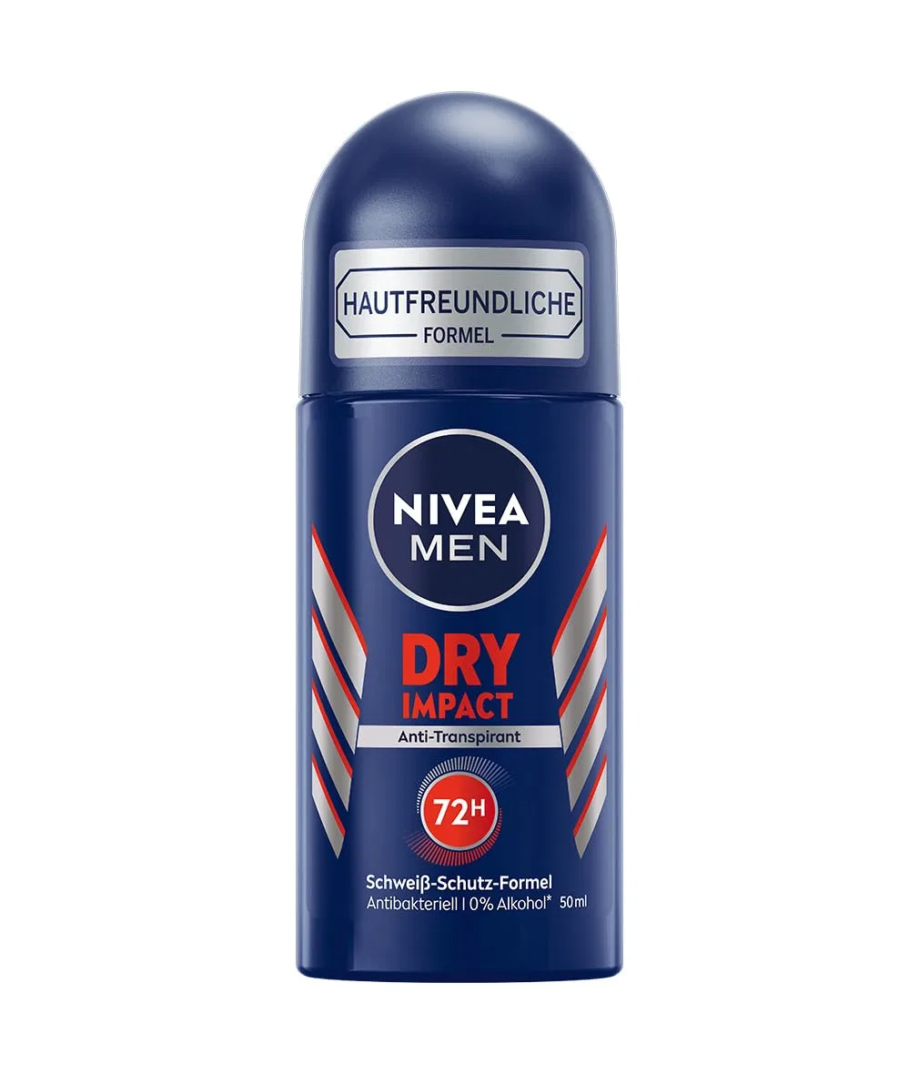 Дезодорант-ролик NIVEA Men Dry Impact Plus, набор 6x50 мл — фото 2