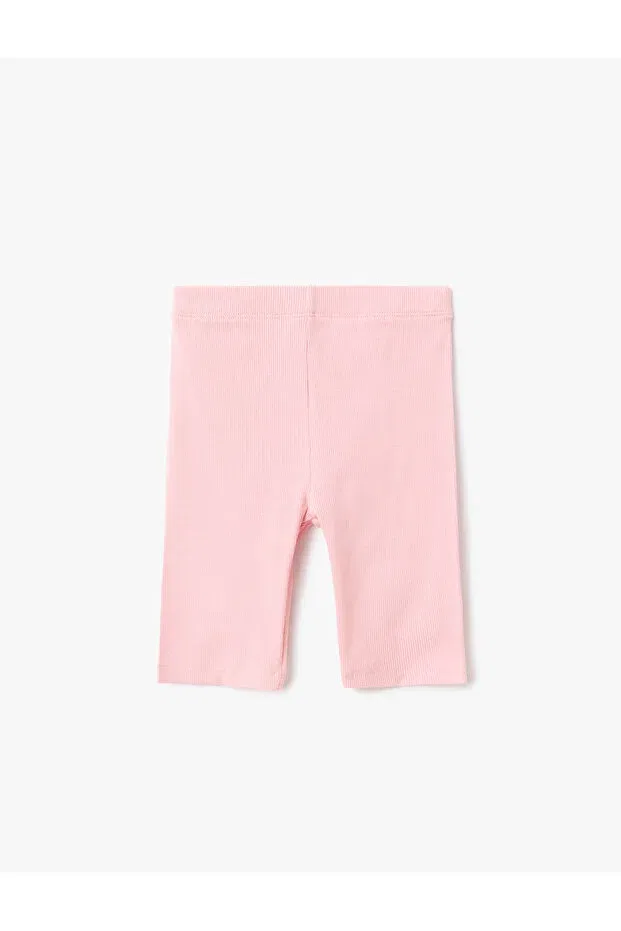 Детские леггинсы для девочек хлопковые базовые Koton, Rose