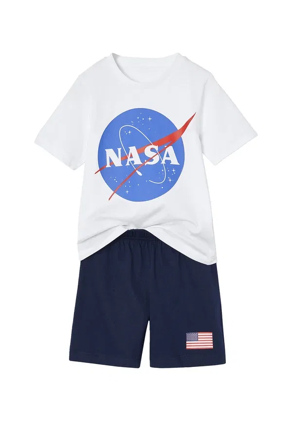 Пижамный набор с НАСА, 100% хлопок, Sommer-nasa set, Vertbaudet, белый