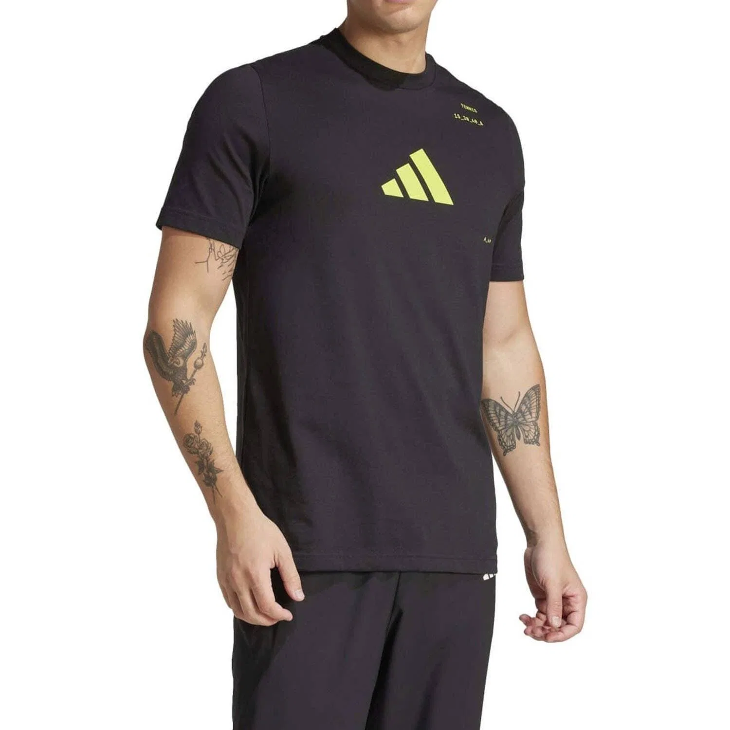 Мужская футболка с принтом Kme04 Adidas, Schwarz